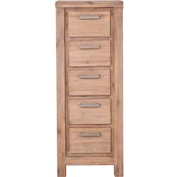 Union Rustic 5 Drawers Sand Chest of Drawer 46x120cm