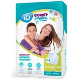 ID comfy junior pants 8-15 years 24-47kg pack of 14