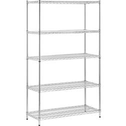 Honey Can Do SHF-01441 Chrome Wall Shelf 42"