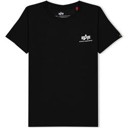 Alpha Industries Basic Small Logo Short Sleeve T-shirt - Black