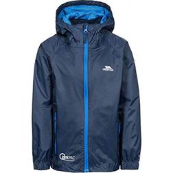 Trespass Kid's Qikpac Waterproof Packaway Jacket - Navy