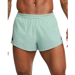 Nike AeroSwift Men's 2" Brief Lined Racing Shorts - Mineral/Black