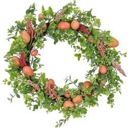 National Tree Company Wreath Pink Easter Decoration 10.2cm