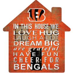 Fan Creations Cincinnati Bengals 12'' Team House Sign