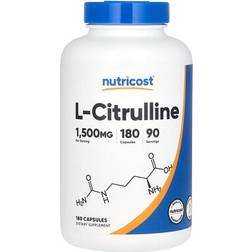 Nutricost L-Citrulline 1500mg 180 pcs