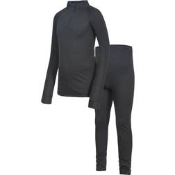 Trespass Kid's Unite360 Thermals - Black X