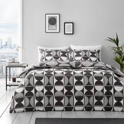 Divante Brooklyn Geo Duvet Cover Grey