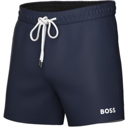 Hugo Boss Men's Lee Drawstring 5.3" Swim Trunks - Navy Blue