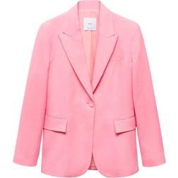 Mango Women's Suit Jacket - Pink