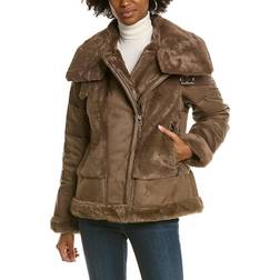 Tahari Saylor Coat - Brown