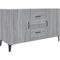 vidaXL Engineered Wood Grey Sonoma Sideboard 100x60cm