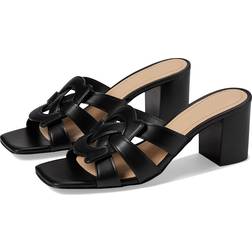 Coach Nikki Leather Sandal Black Women's Sandals Black