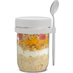 Joyjolt Dawn Overnight Oats Kitchen Container 3pcs 0.47L