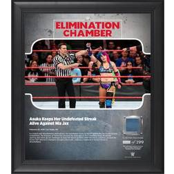 Fanatics Authentic Elimination Chamber Collage with a Piece of Match Black Framed Art 38.1x43.2cm