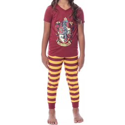 Intimo Girl's Harry Potter House Crest Kids Pajama Set - Gryffindor