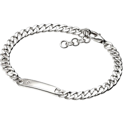 D For Diamond ID Bracelet - Silver/Diamond