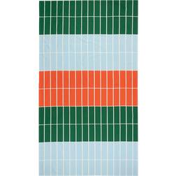 Marimekko Tiiliskivi Tablecloth Green, Blue, Orange (245x135cm)