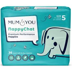 Mum & You Nappychat Eco-Nappies Size 5 11-25kg 36pcs