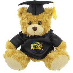 Jardine Drexel Dragons Graduation Plush Bear 12"