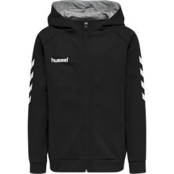 Hummel Kid's Go Cotton Zip Hoodie - Black (204231-2001)