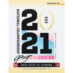 Fanatics Authentic Bryce Young Alabama Crimson Tide Autographed 2021 National Championship Program