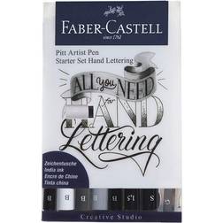 Faber-Castell Pitt Artist Pen Starter Set Hand Lettering 8-pack