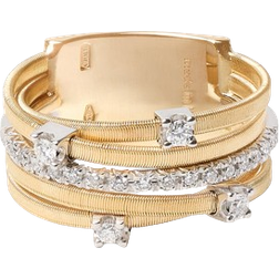 Marco Bicego Five Band Ring - Gold/Diamonds