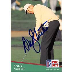 Autograph Warehouse PGA Tour Florida Gators & SC Andy North Autographed Trading Card - 1991 Pro Set No.172