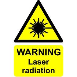 KPCM Display Ltd Warning Laser Radiation Safety Sign