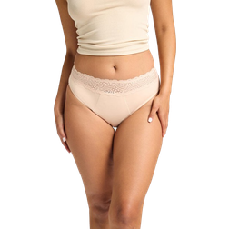 Modibodi Sensual Hi Waist High Absorbency Period Bikini Brief- Beige