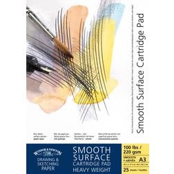 Winsor & Newton Smooth Surface Cartridge Heavyweight Gummed Pad A2