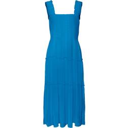 Vero Moda Menny Long Dress - Aqua/Ibiza Blue