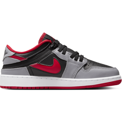 Nike Air Jordan 1 Low Flyease GSV - Black/Cement Grey/White/Fire Red