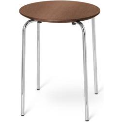 Ferm Living Herman Walnut/Chrome Seating Stool 43cm