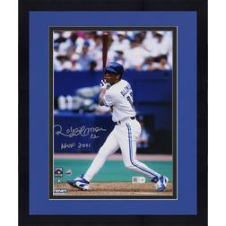 Fanatics Authentic Roberto Alomar Toronto Blue Jays Autographed 8" x 10" White Jersey Swinging Photograph with "HOF 2011" Inscription Silver Ink