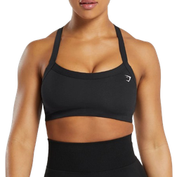 Gymshark Cotton Lifting Sports Bra - Black