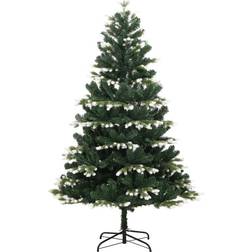 vidaXL Snow Hinge Green/White Christmas Tree 240cm