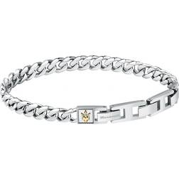 Maserati Curb Link Bracelet - Silver