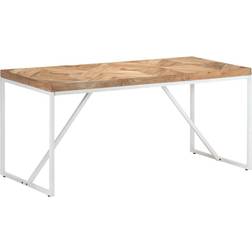 vidaXL Solid Acacia Natural Dining Table 70.1x160cm