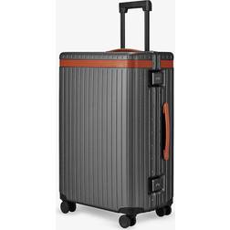 Carl Friedrik Cognac/grey The Check-In Suitcase 65cm