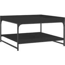 vidaXL 832813 Black Coffee Table 80x80cm