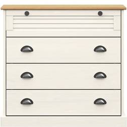 vidaXL Vigo White Chest of Drawer 80x76cm