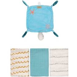 Tutti Bambini Our Planet Newborn Bundle Muslin Swaddles Comforter 3-pack