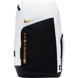 Nike Hoops Elite Backpack - White/Black/Metallic Gold