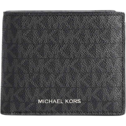 Michael Kors Greyson Logo Billfold Wallet With Coin Pocket - Black