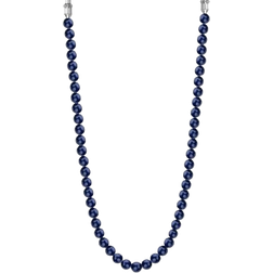 Police Mix And Match Beaded Necklace - Silver/Blue