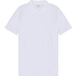 Calvin Klein Move Zip Polo in White. L, S, XL/1X