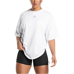 Gymshark Movin' Metal T-shirt - White