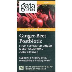 Gaia Herbs Ginger Beet Postbiotic 60 Capsules 60 pcs