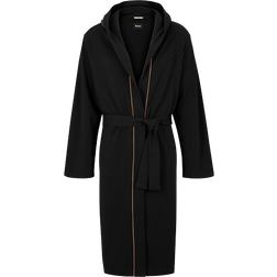 HUGO BOSS Iconic Hooded Robe - Black